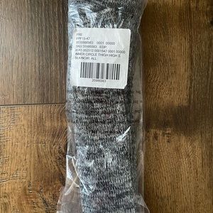 Brand NEW black and white marl knee high Free People socks. One size.